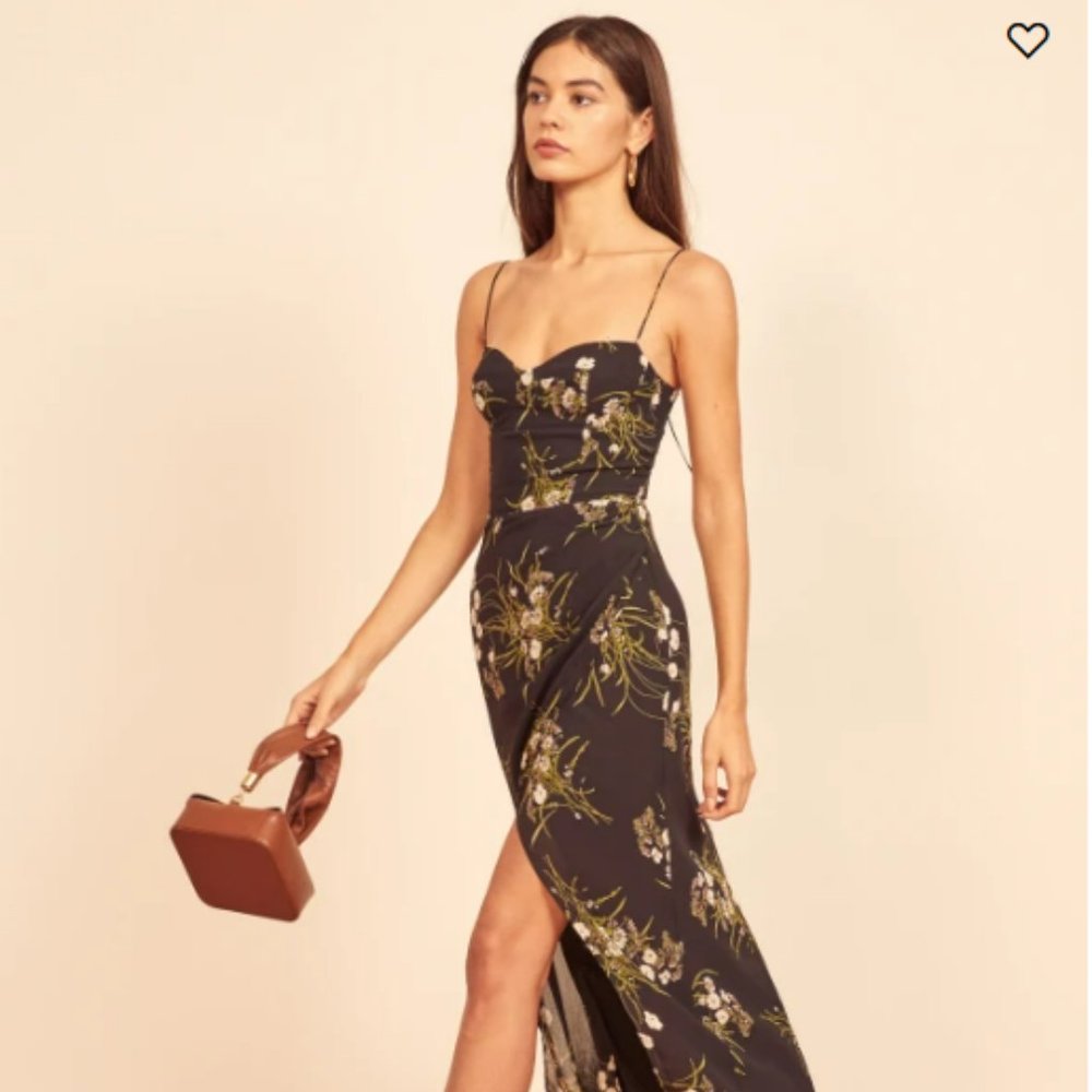 Reformation Kourtney Dress in Vueve Size 2 NWT